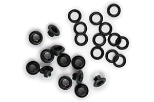 WE R MEMORY KEEPERS AMERICAN CRAFTS Ojales Y Arandelas, Negro, 5x3.25x5 Inches