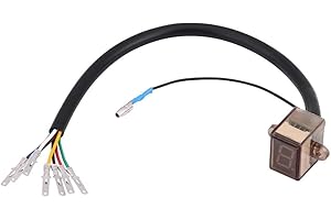 Ladieshow Ganganzeige, Universal Motorcycle 6-Gang Digital Ganganzeige Schalthebelsensoren Ganganzeige