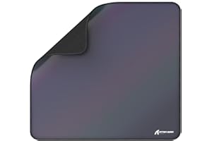 ‎ATTACK SHARK ATTACK SHARK CM03 eSports Gaming Mouse Pad, Wodoodporna Powłoka Duża Podkładka Pod Mysz, Mocno Teksturowana Gładka Powierzchnia, Antypoślizgowa Gumowa podstawa, 450x400x4mm - Gradientowy szary