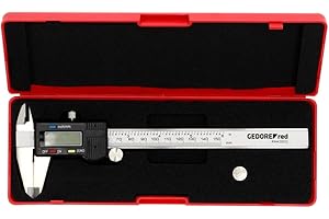 GEDORE red digitaler Messschieber, mm/Zoll-Anzeige, Messbereich: 153 mm, 6", Außen-/Innen-/Stufen-/Tiefenmessung, R94420021