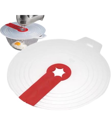 Produktbild von Spritzschutzdeckel, Silikon-Rührschüssel-Spritzschutzdeckel Spritzschutzdeckel Für Eierschalen-Schneebesen Zum Kochen Von Küchengeräten