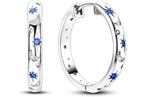 QIKAOLA 925 Sterling Silber Ohrringe für Frauen bunte kleine Hoop Huggie Ohrringe