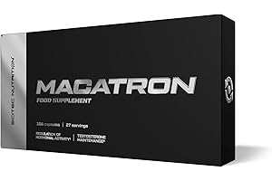 ‎SCITEC NUTRITION Scitec Nutrition Macatron - Hardcore Testosteron & Östrogen Support - mit Maca, Testofen®, DAA Complex - Boost Libido und Muskel Gesundheit, 180 Kapseln