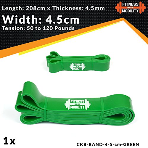CKB LTD® Fitness Resistance Band SINGLE BAND | Widerstandsbänder | Fitnessbänder Trainingsbänder für Bodybulding Yoga Krafttraining Powerlifting & Fitness – Für Frauen und Männer geeignet, zur Unterstützung des Trainings und bei Klimmzügen, Calisthenics Gymnastik Pull-Up Klimmzughilfe | Professionelle Latex Widerstand Bänder - 2