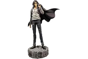 Jilijia Figurka anime statuetka – 30 cm Eren Jaeger pozycja stojąca Wymienna głowa Model PVC Figurka Kolekcja Urodziny Prezent na ornamenty, dekoracja biurka