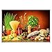 Produktbild Poster Italienisch Kochen Zutaten Pasta Käse Kräuter Wall-Art - 90x60 cm