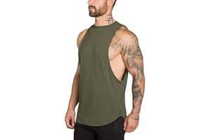 WAZZAP Débardeurs Musculation Homme Gym Sport Tank Top Stringer Bodybuilding Fitness sans Manches T-Shirt