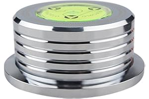 QOTSTEOS Stabilizzatore per dischi, morsetto stabilizzatore per dischi girevoli ad alta precisione, giradischi portatili in vinile LP stabilizzatore per dischi in vinile LP lettore CD, telaio, altoparlanti,