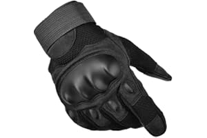 RATASK Heavy Duty Hard Knuckle Gloves, Paintball Airsoft Gloves, Hiking, Camping, motorcycling, Outdoor and Work Gloves