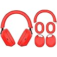 YellowInc Case Cover Compatible with Sony WH-1000XM5 Headphones (Red)