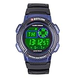 Jungen Digitaluhren, Jungen Kinder Uhr Mädchen Jungenuhr Wasserdicht 5ATM Sportuhren Digital Armbanduhr Uhr mit Wecker/Stoppuhr, Datum & Woche und Kalender,Nachtlicht Outdoor Sports Uhren (Darkblue)