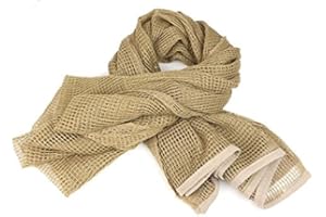 Gocher Malla Bufanda de Camuflaje de Red Velo de Francotirador para el Juego de Guerra Foulard Filet Hiking Net Scarf 190cm * 90cm