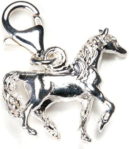 Silver Horse Charm