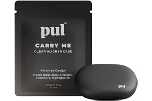 The Pultool PUL Clear Aligner & Retainer Case | Vented, Compact Dental Storage Box for Invisalign & Retainers | BPA-Free & Travel-Friendly Design