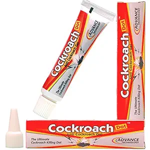 Cockroach Dot Cockroach Killer - Pest Control (Anti Cockroach Gel - Pack Of 2 - 20 Gms) , Multicolor