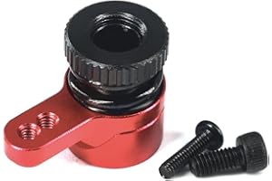 JOYSOG Braccio servo 25T per ARRMA 1/18 granito Grom/1/18 Typhon GROM/1/18 Mini LMT 4X4/1/18 UTB18 Capra Parti di aggiornamento (rosso)