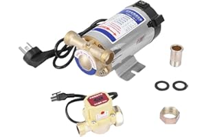 EVTSCAN - pompe à eau domestique 100W, avec interrupteur automatique de débit d'eau, 238GPH 14,5 PSI, pour douche, robinet, chauffe-eau électrique, système d'irrigation ou lavage de voiture