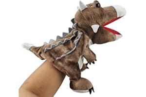 FYBR Hand Puppets Dinosaur Puppets for Kids, Dinosaur Toys for Boys Girls, Plush Dinosaur Stuffed Animal Story Toys Gifts for 3-6 Year Old Boy (Ankylosaurus)