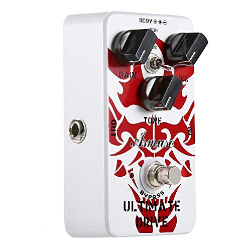 Asmuse Effetto Overdrive a Pedale Ultimo per Chitarra Elettronica Pedale con True Bypass AE-02