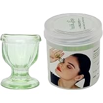 Buy HealthAndYoga® ChillEyes Glass Eye Wash Cup (Green, Pack of 1 ...