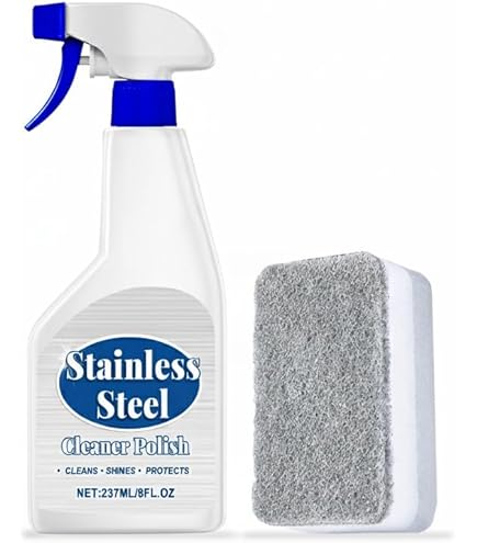 Magic Stainless Steel Cleaner & Polish Trigger Spray - Protects Appliances From Fingerprints And Leaves A Streak-free Shine - 14 Fl. Oz