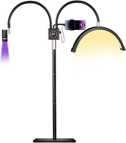 2-in-1 LED Fülllicht & UV-Lampe – 5W UV-Kleber-Härtungslampe Für Wimpern & Nägel