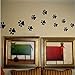 Produktbild Yirenfeng Pfotenabdruck Wandaufkleber-20 Pfote Fahrt Wand Drucke Aufkleber Home Art Decor Cat Hundefutter Dish Zimmer Haus Schüssel Label,