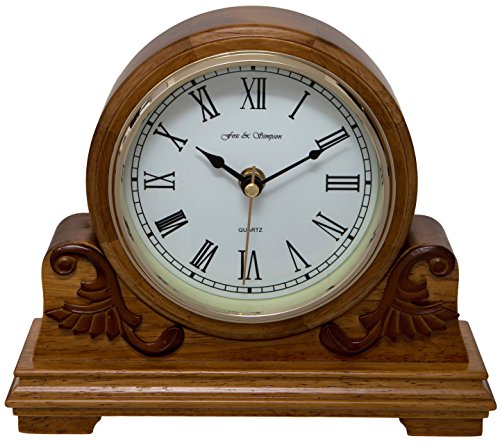Fox and Simpson Buckingham - Reloj de Mesa, Madera, Madera de Roble