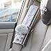 a Pair of Baby Kid Car Seat Strap Cover Toddler Infant Stroller Strap Cover GRAY