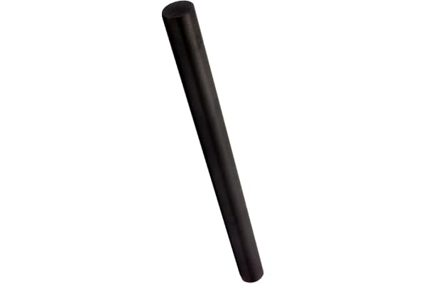 Anode/électrode de graphite en barre (10 cm x 8 mm) pour galvanoplastie