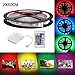Price comparison product image 2 x 50cm RGB LED Strip Lights Battery Powered Flexible RGB LED Strip Lights Rope Lights Waterproofwith Battery Power Supply Box and Remote Controller for Outdoor Indoor DIY Lighting Decoration