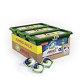 Ariel Pods+ Active Anti-odeur - Lessive Doses - 72 lavages (3x24 Capsules)