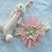 Etosell Kids Baby Gauze Flowers Headband Lace Bow Hair Wear Hairband Ribbon Pink