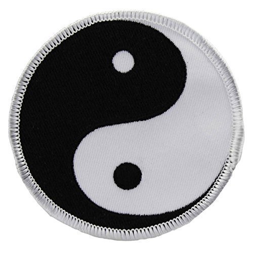 Écusson à coudre motif yin et yang