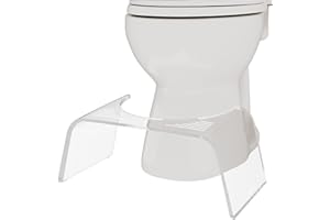 Squatty Potty Ghost Acrylic Toilet Stool, 7"