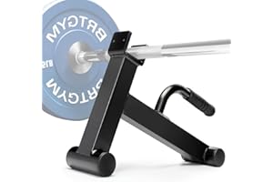 CMYKZONE Barbell Lifter, Weight Plate Change Stand with Non-Slip Handle, Perfect Unloading and Changing Weight Plates, for Deadlifts, Power Lifting, Strength Training for Home Gym, etc