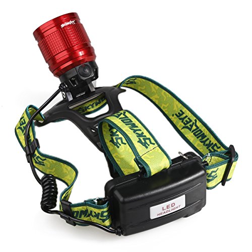 humefor LED Scheinwerfer Laser Scheinwerfer USB wiederaufladbar 18650 5800 mAh Helm Licht für Outdoor Angeln Jagd - 7