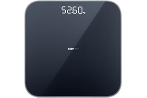 Xiaomi Mi Smart Scale S200 - Controllo preciso del peso, 4 metriche del corpo, modalità bambino e oggetto, test di equilibrio, collegamento app, grigio scuro
