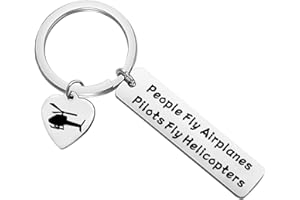 Zuo Bao Elicottero Pilota Regali Aviazione Studente Gioielli Persone Volare Aerei Piloti Portachiavi Regalo per Istruttori
