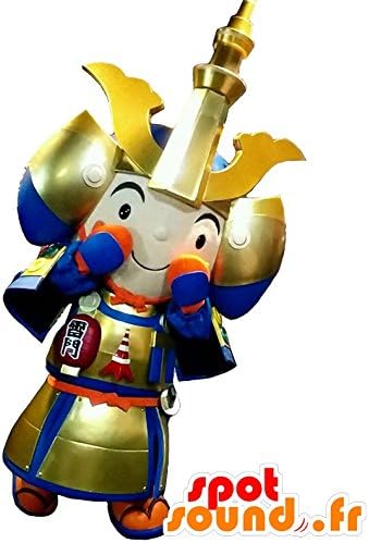 Samurai-kun YURU CHARA Spotsound Mascot samurai with a golden armor