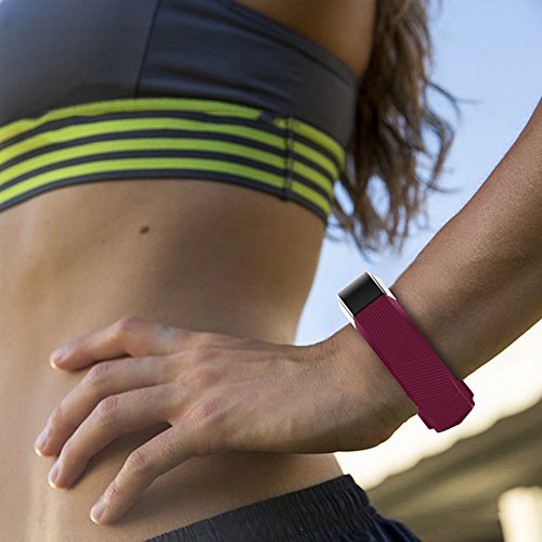 Kutop für Fitbit Alta HR Armband, TPU Soft Silikon Sport Fitness Ersatzband Silikagel Verstellbares Uhrenarmband für Fitbit Alta HR - 6