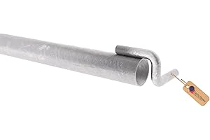 GEZU IMPEX Tubo de Anclaje para Andamio 600 mm Galvanizado por Inmersión en Caliente Sistema de Anclaje de Soporte de Tubo para Construcción de Pared de Andamio