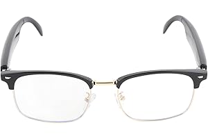 FOCKETY Tłumacz AI Inteligentne Okulary dla Mężczyzn Kobiety, Tłumaczenie w Czasie Rzeczywistym Okulary AI z kamerą i Bluetooth, Głośnik i Asystent Głosowy do Nauki Biznesu w Podróży