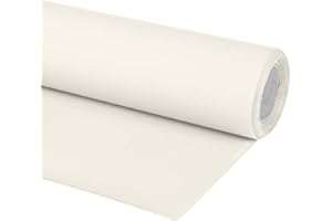 Byour3 - Tejido por Metro para Toldos Exteriores Protección UV Sombra Balcón Veranda Lonas Gazebo Lateral Abatible Pérgola Toldo Camper Cojines Barco (Marfil, 200 cm Ancho Rollo)