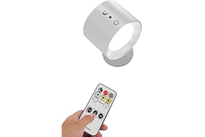 Gipfelfreund lumixia original Dotia-Applique murale, LED Spots Muraux Murale Touch, 3 Niveaux de Luminosité 3 Température, Avec Port de Charge USB