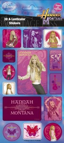 Preisvergleich Produktbild Hannah Montana – 3D Aufkleber Pack – Aufkleber Stil