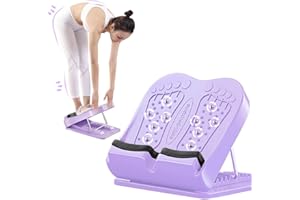 DOBEN Tabla de Estiramiento Ajustable, Tabla de Equilibrio Profesional, Tabla de Ejercicio Inclinada para Estirar Pantorrillas Tensas o Fascitis Plantar Ajustable en 9 Niveles,Reduce la Fatiga