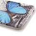iPhone 6S Case,iPhone 6 Case,Ukayfe iPhone 6/6S 4.7 inch Ultral Thin Blue Soft TPU Gel Case Cover,Fashion Butterfly Flower Pattern Silicone Gel Rubber Skin Protective Cover for Apple iPhone 6 (2014) / iPhone 6S (2015) Case 4.7 Inch with 1x Stylus - Blue Butterfly