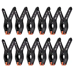 Boltove 12 PCS Photography Backdrop Support Spring Clamp 4.3