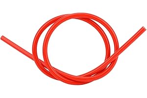 ‎YCTZE Zündkabel 7Mm Rot - 8Mm Silikon Funkenzündungskabel Draht Auto Auto Zubehör Ersatzteil(Rot)
